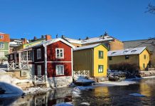 Norrtäljeån i vinterskrud